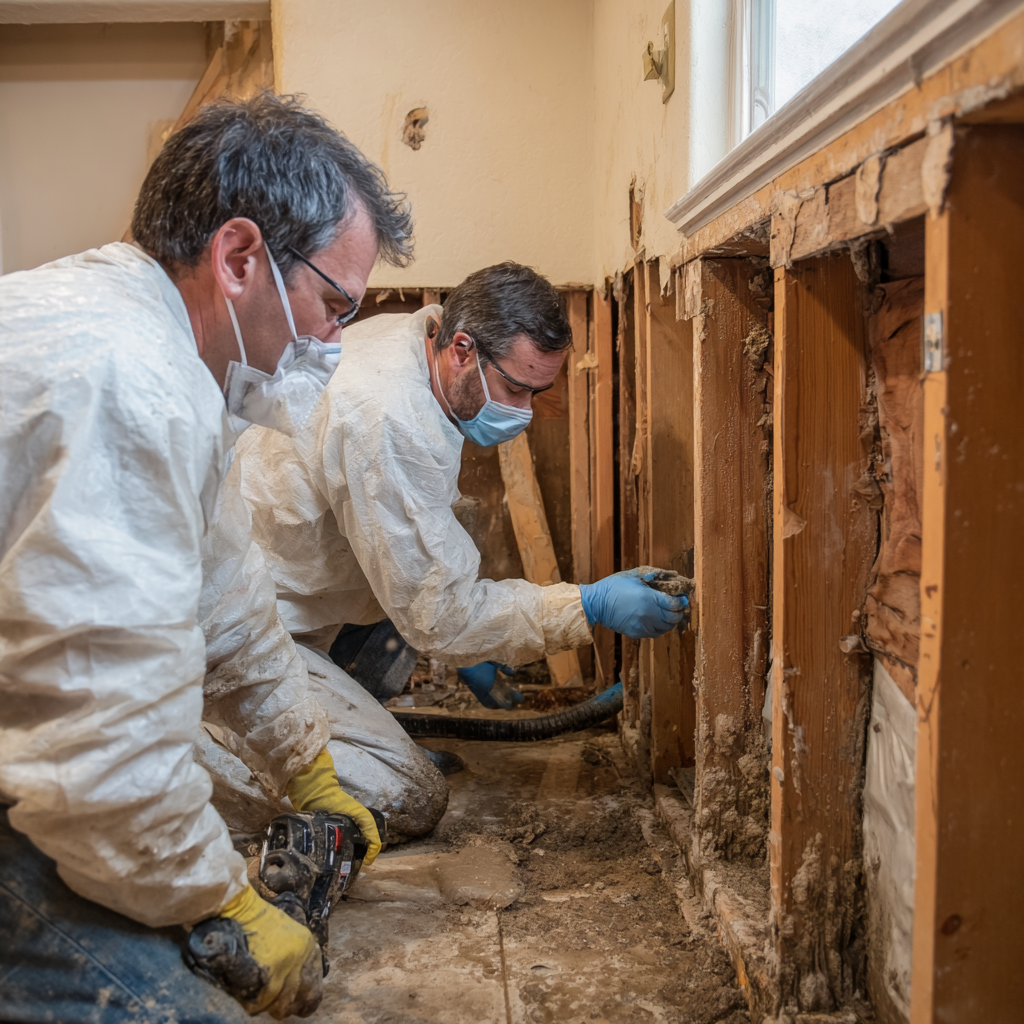 Structural drying equipment in residential property